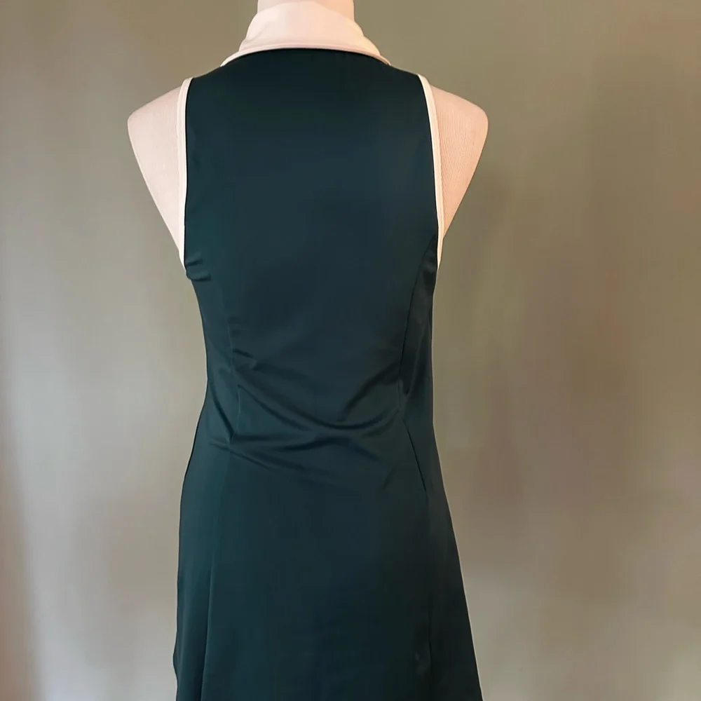 Green and White Sleeveless dress reformation large - Picture 11 of 13